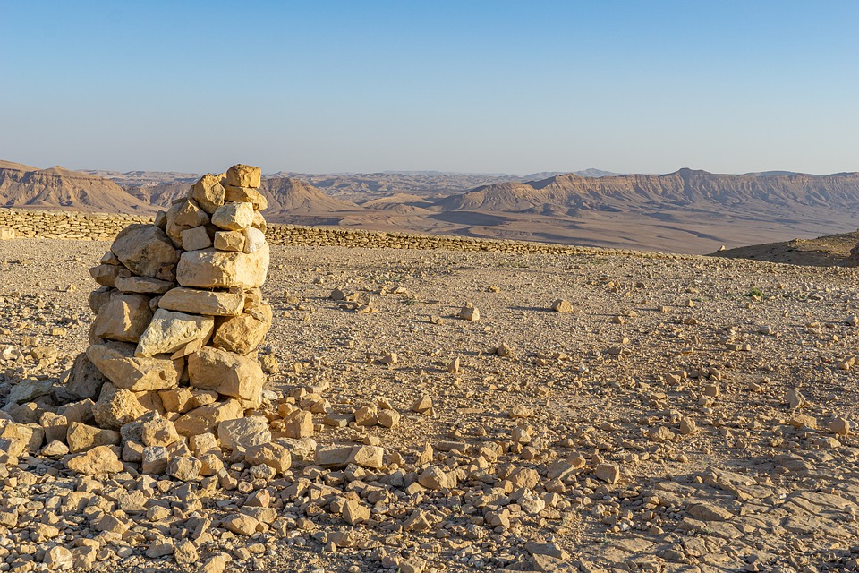 Desert stone column