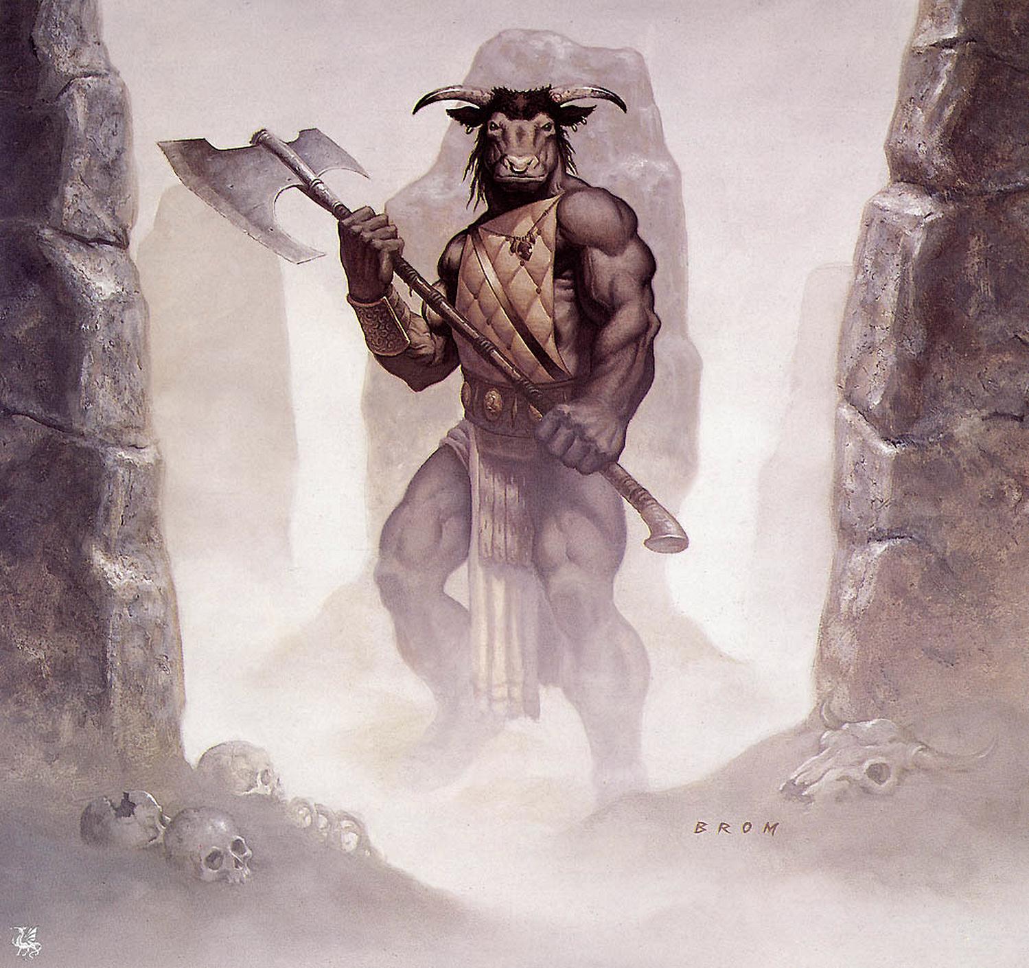 minotaur by Gerald Brom