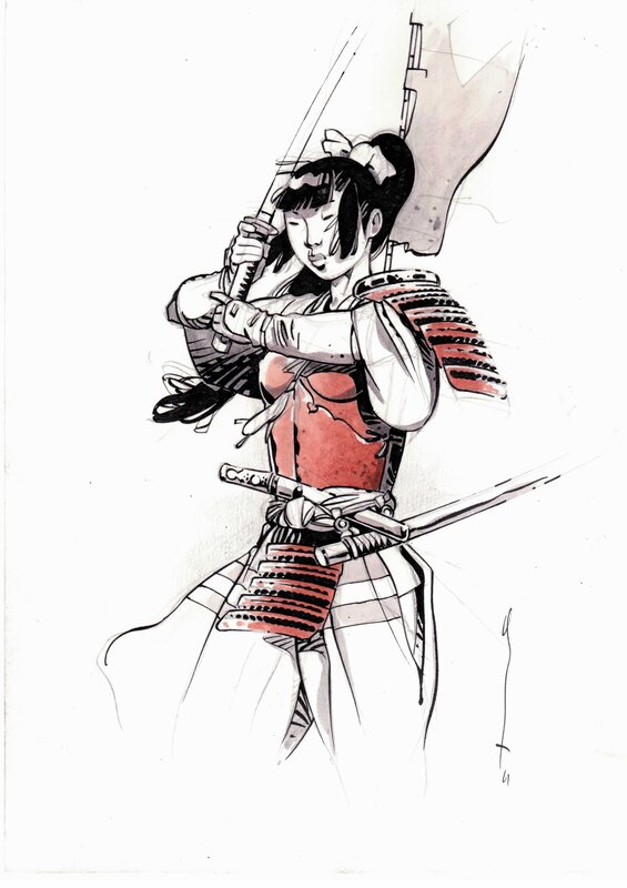 Onna-musha, by Michetz