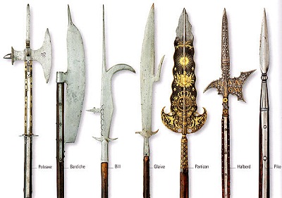 7 types of polearms