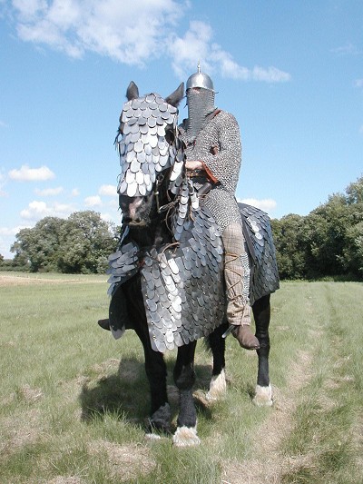 Cataphract re-enactor