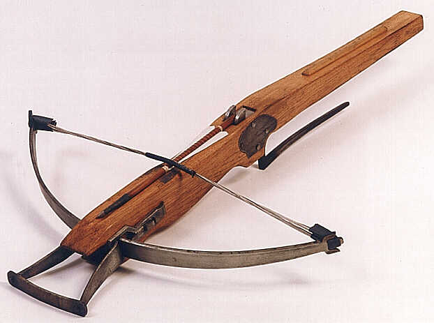 Crossbow with stirrup