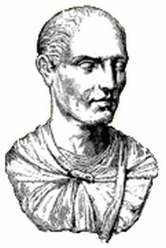 Engraving of a bust of Lucullus