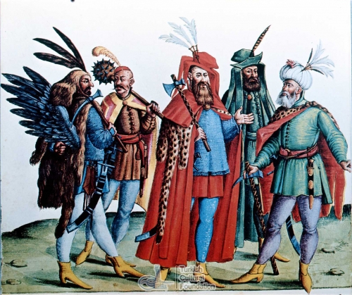 Ottoman akinji from the Codex Vindobonenis