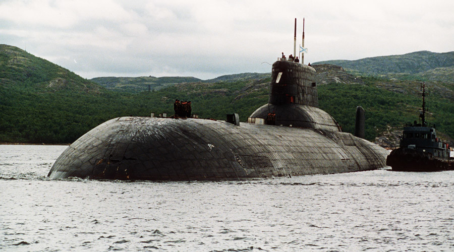 Soviet Typhoon class nuclear submarine