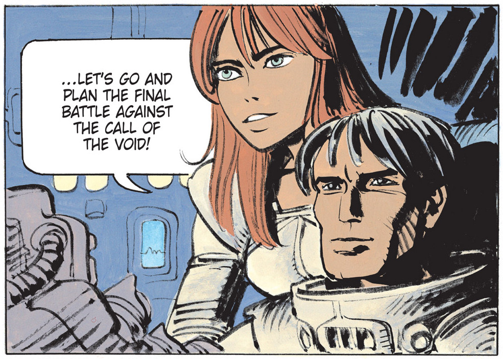 Valerian and Laureline in the astronef