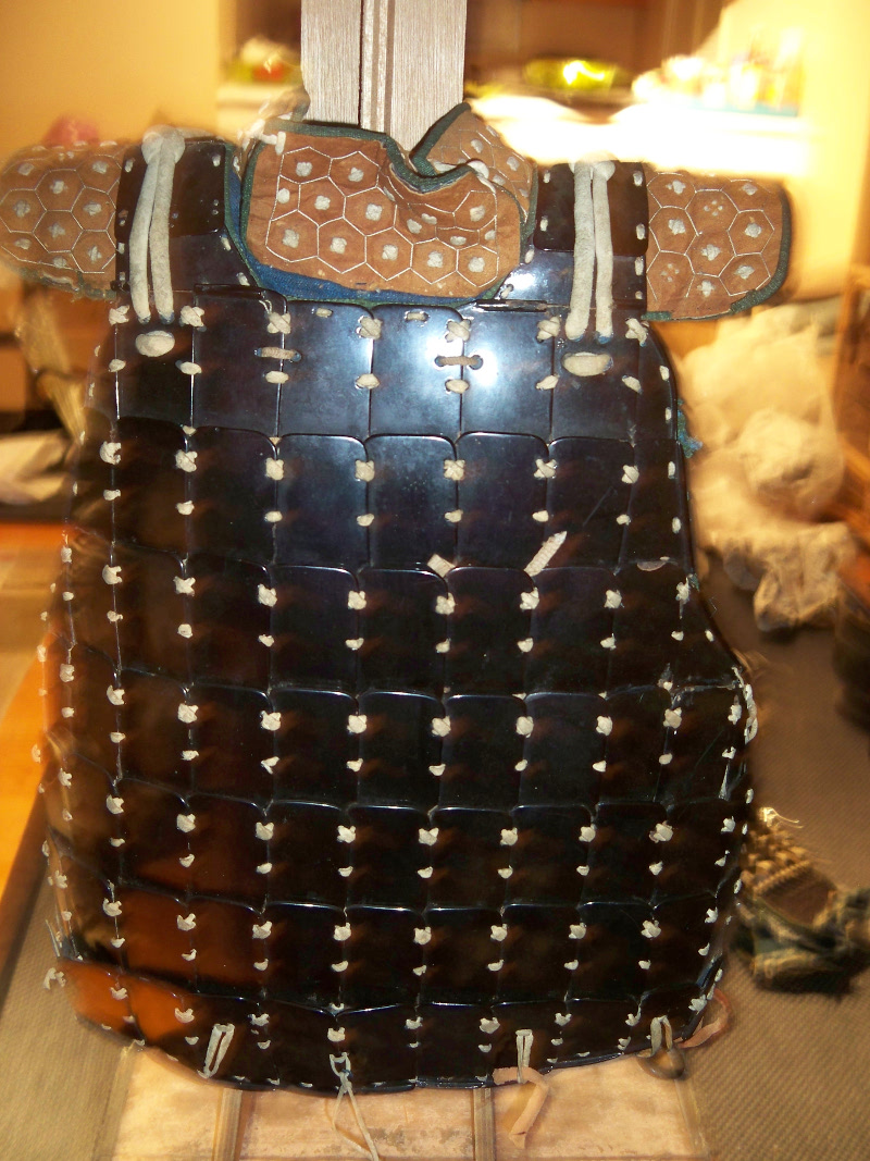 Japanese laquered lamellar cuirass